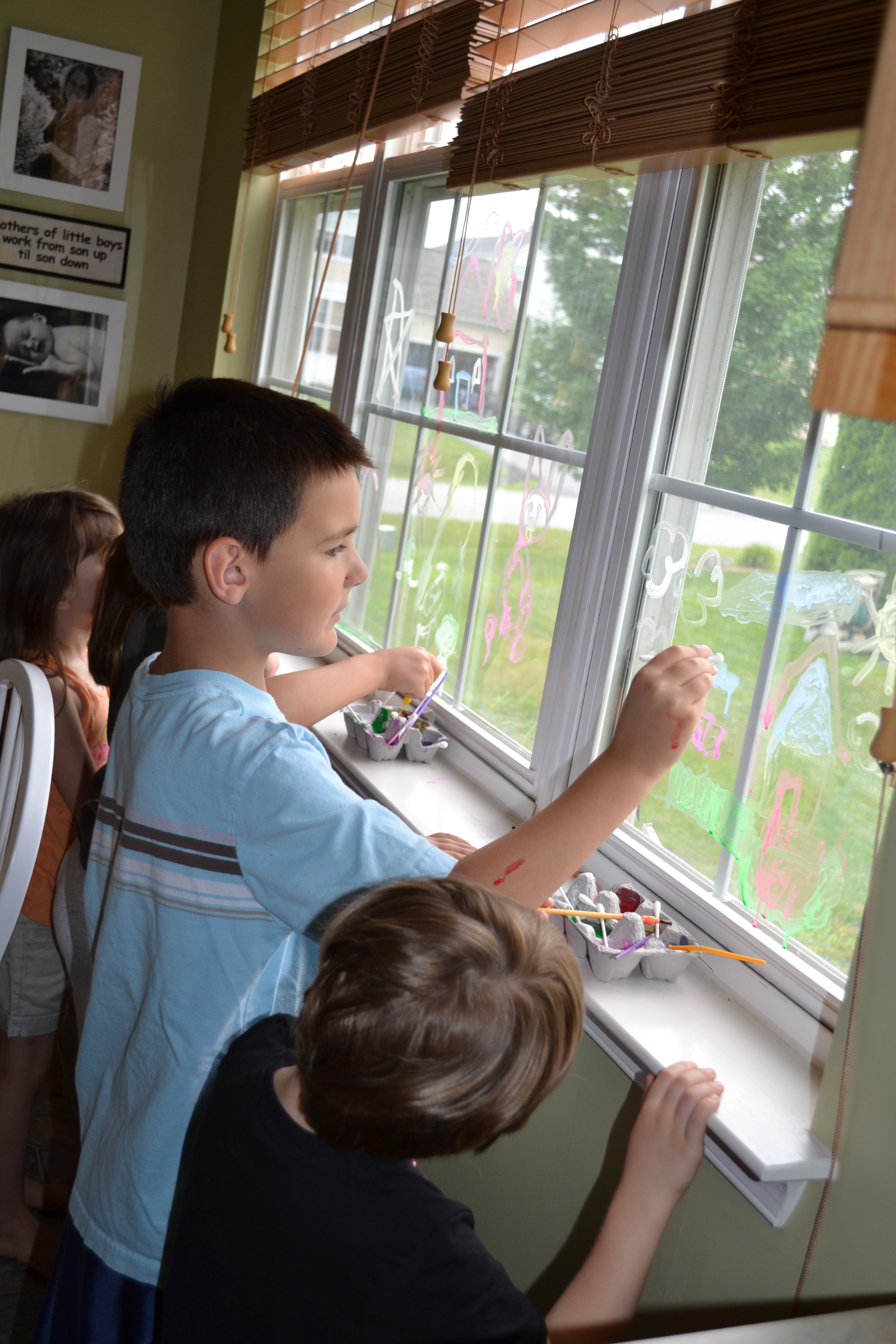 Rainy Day Window Painting