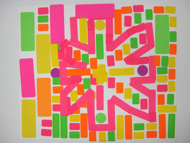 Labels + Paper = Sticker Mosaic