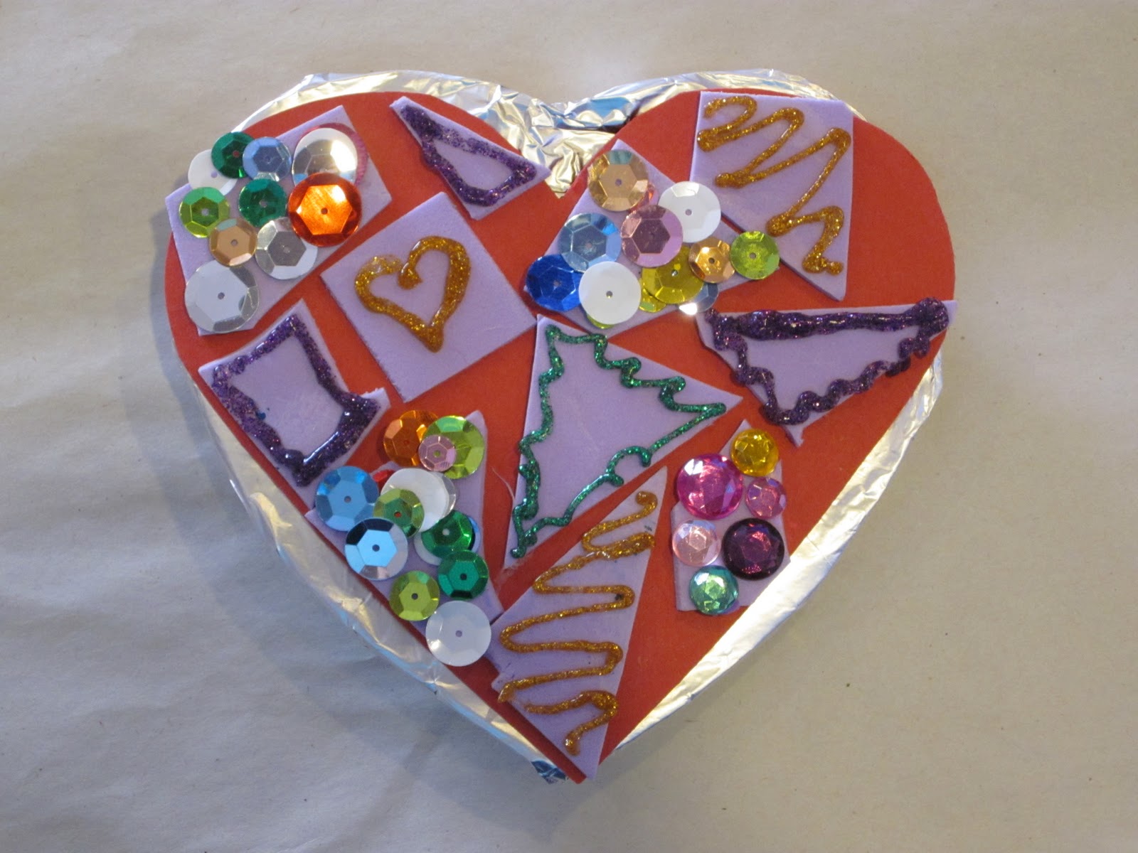 Heart Mosaic Wall Hanging