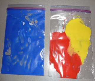 Ziploc Bag & Paint