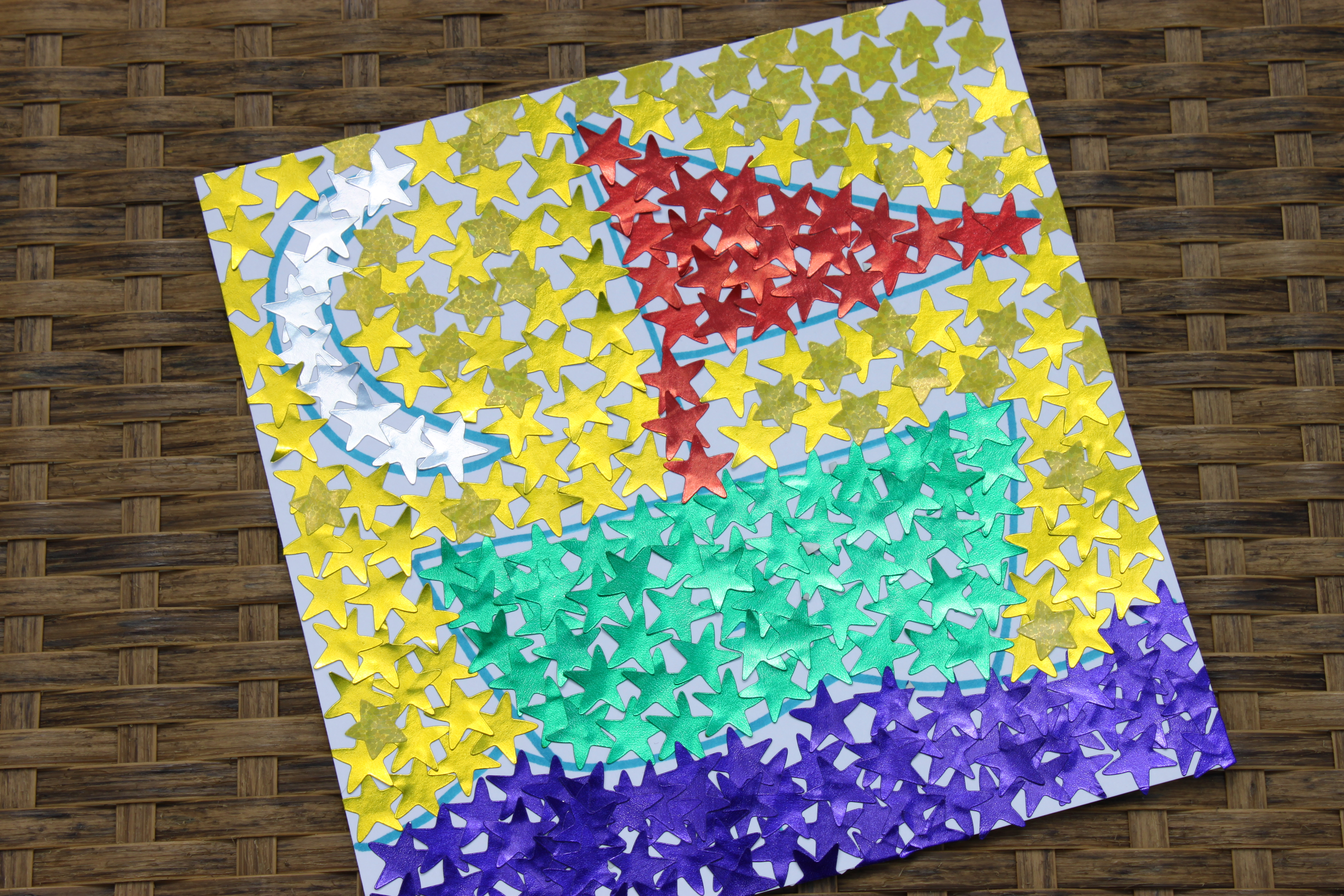 Sticker Mosaic Art