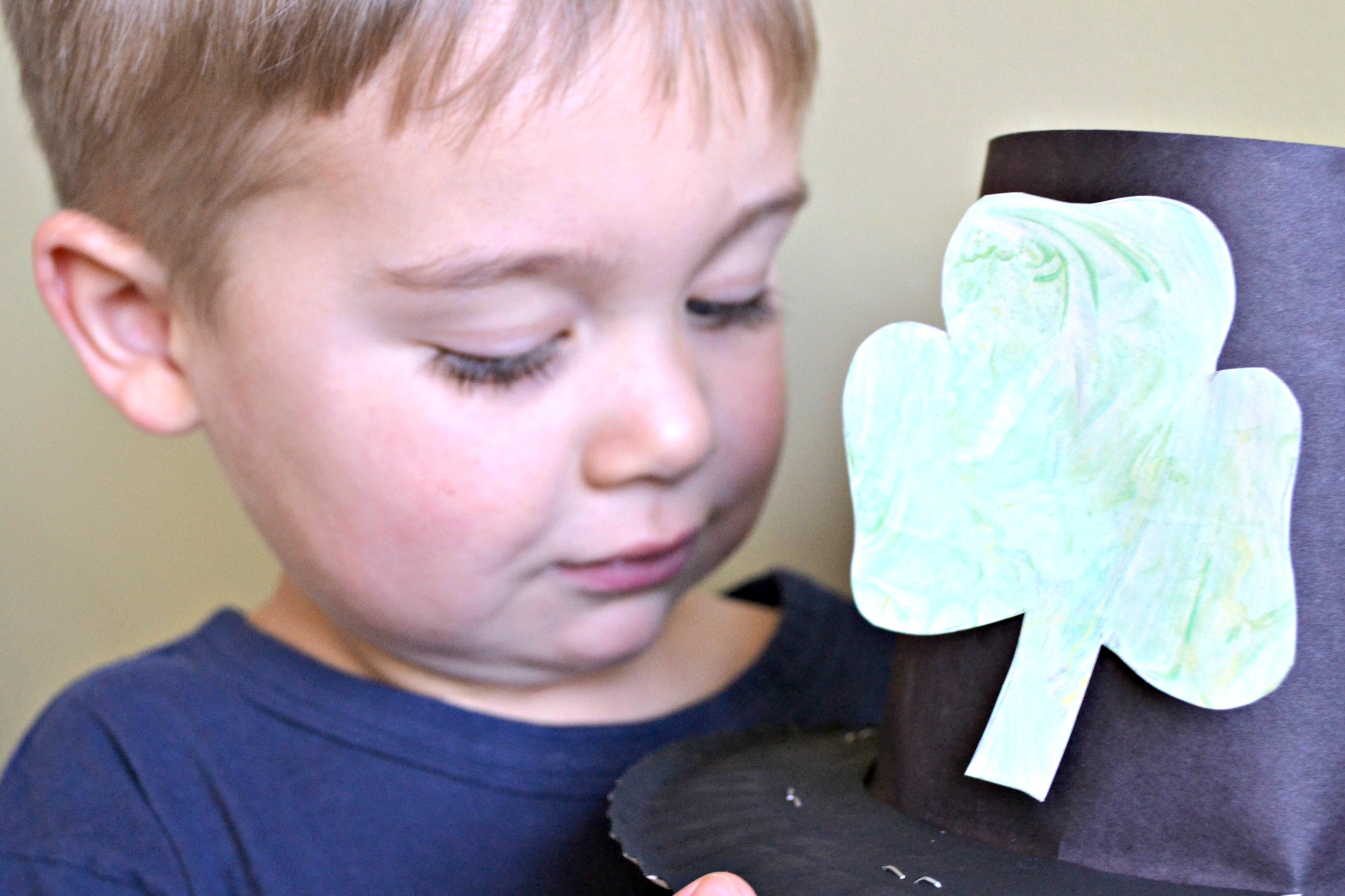 Shaving Cream Shamrocks