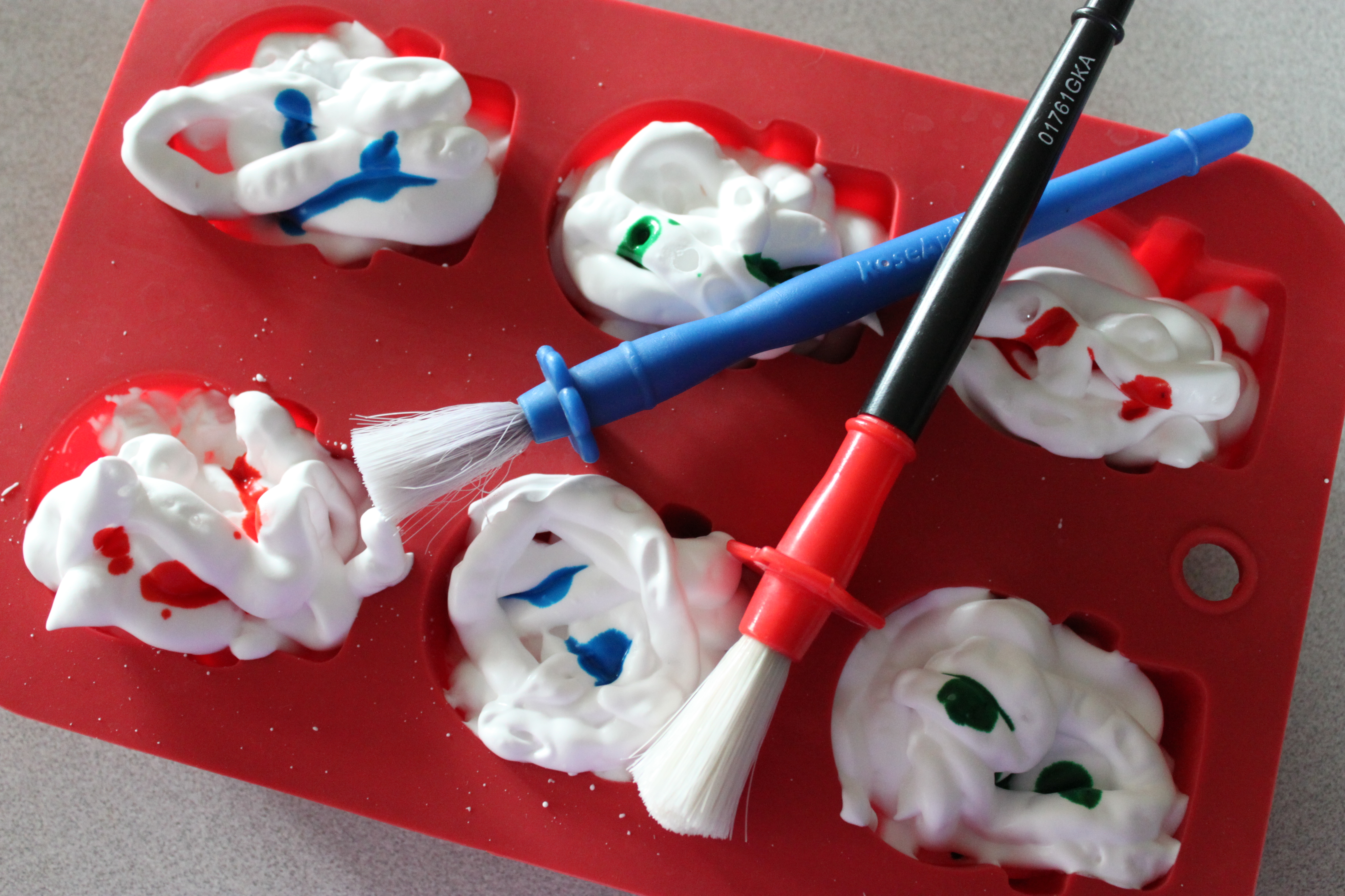 Shaving Cream Bath Tub Paint