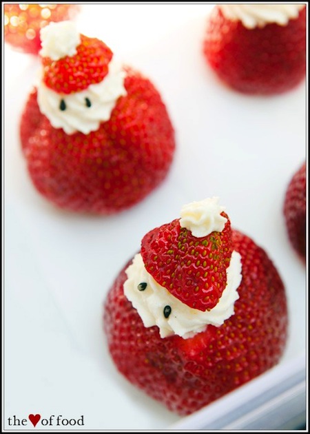 Simple Strawberry Santas