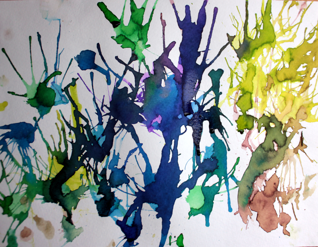 Painting With Straws