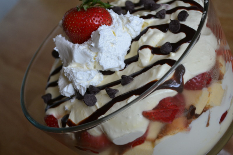 Strawberry Cheesecake Trifle