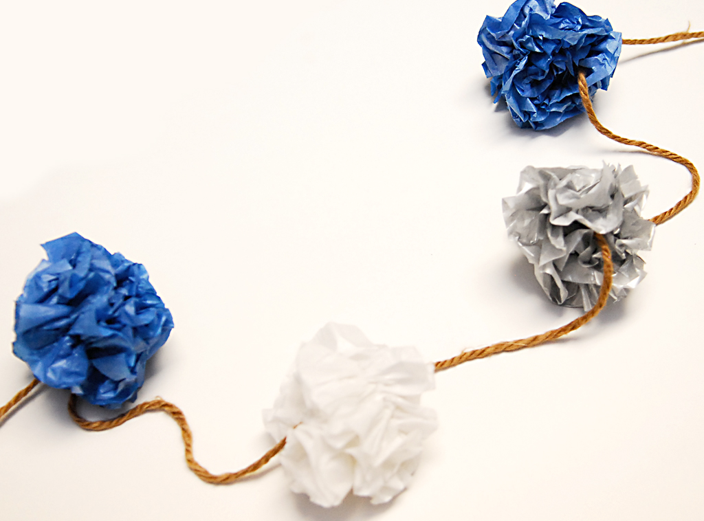 Tissue Paper Garland