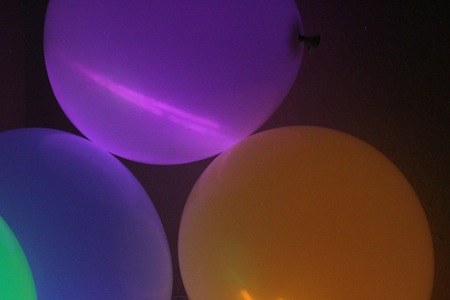 Glow Sticks and Balloons