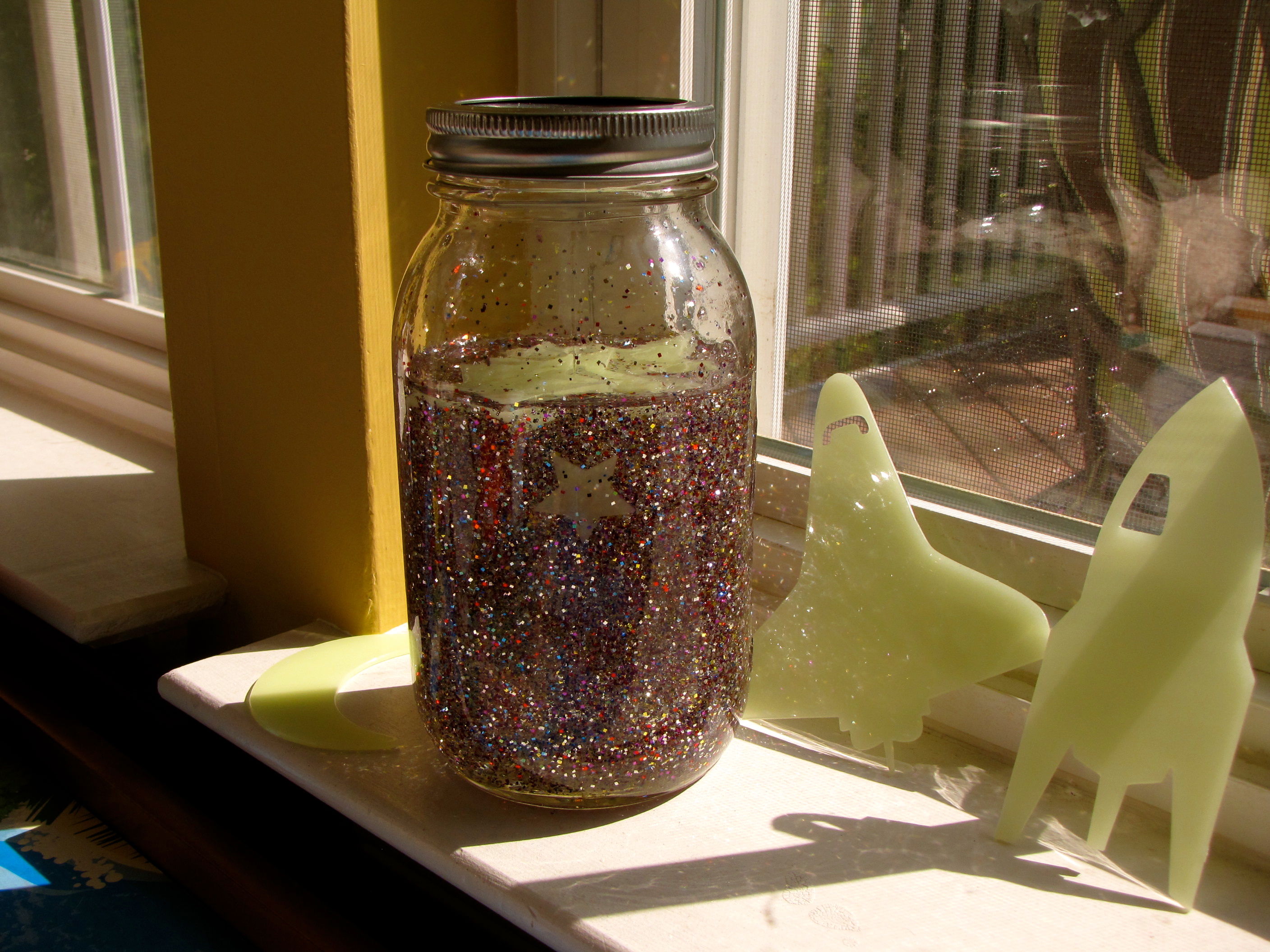 Glitter Star Jars