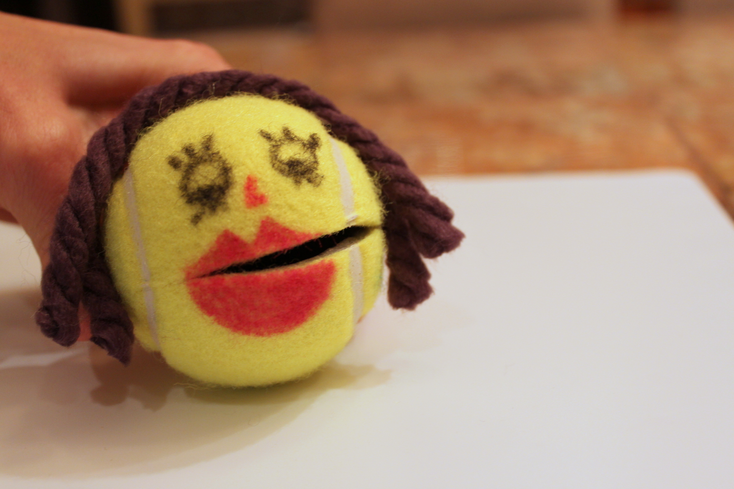 Tennis Ball Puppet