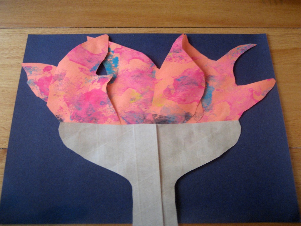 Olympic Flame Painting