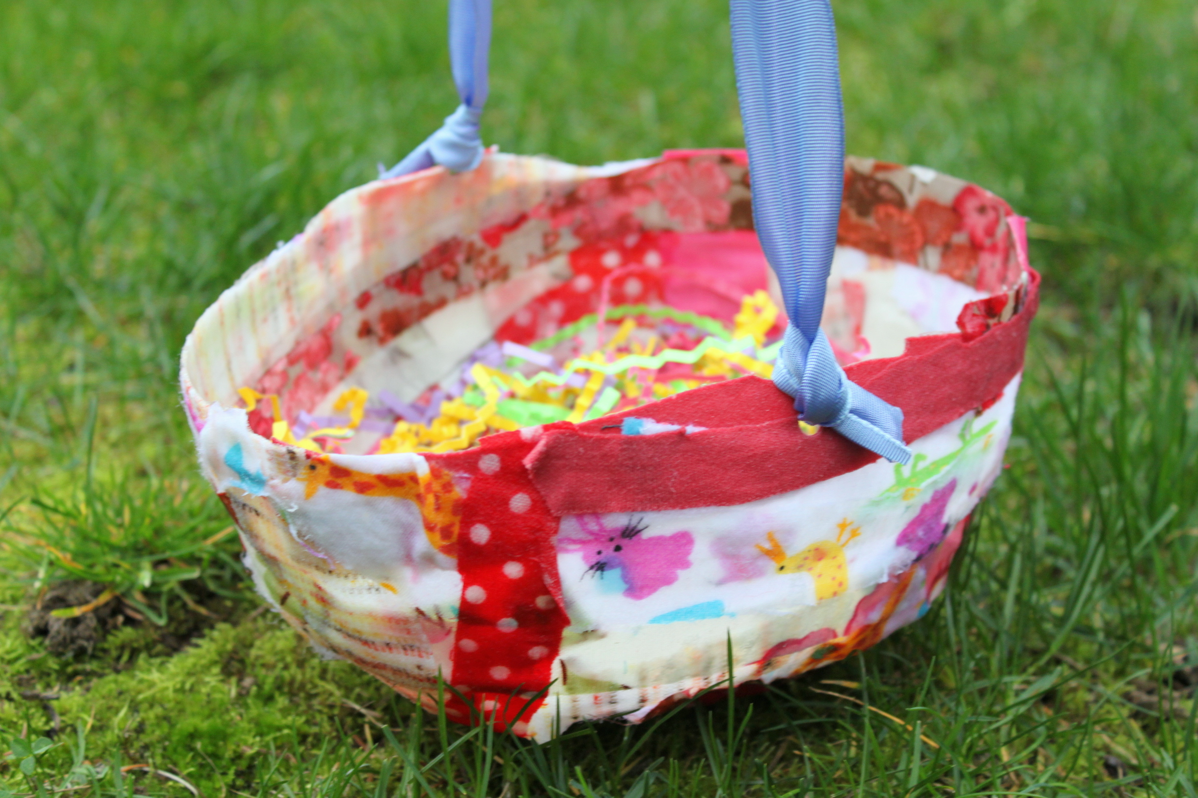 Mod Podge Fabric Easter Basket