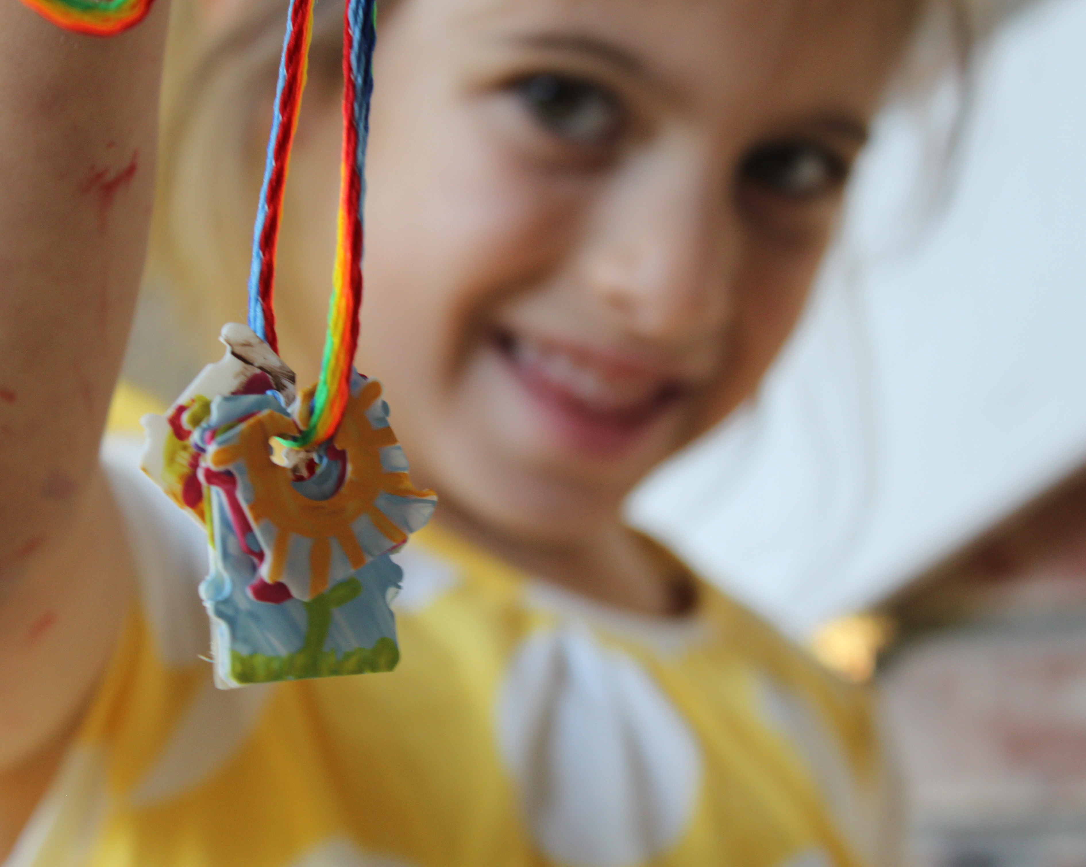Bread Tag Charm Necklace