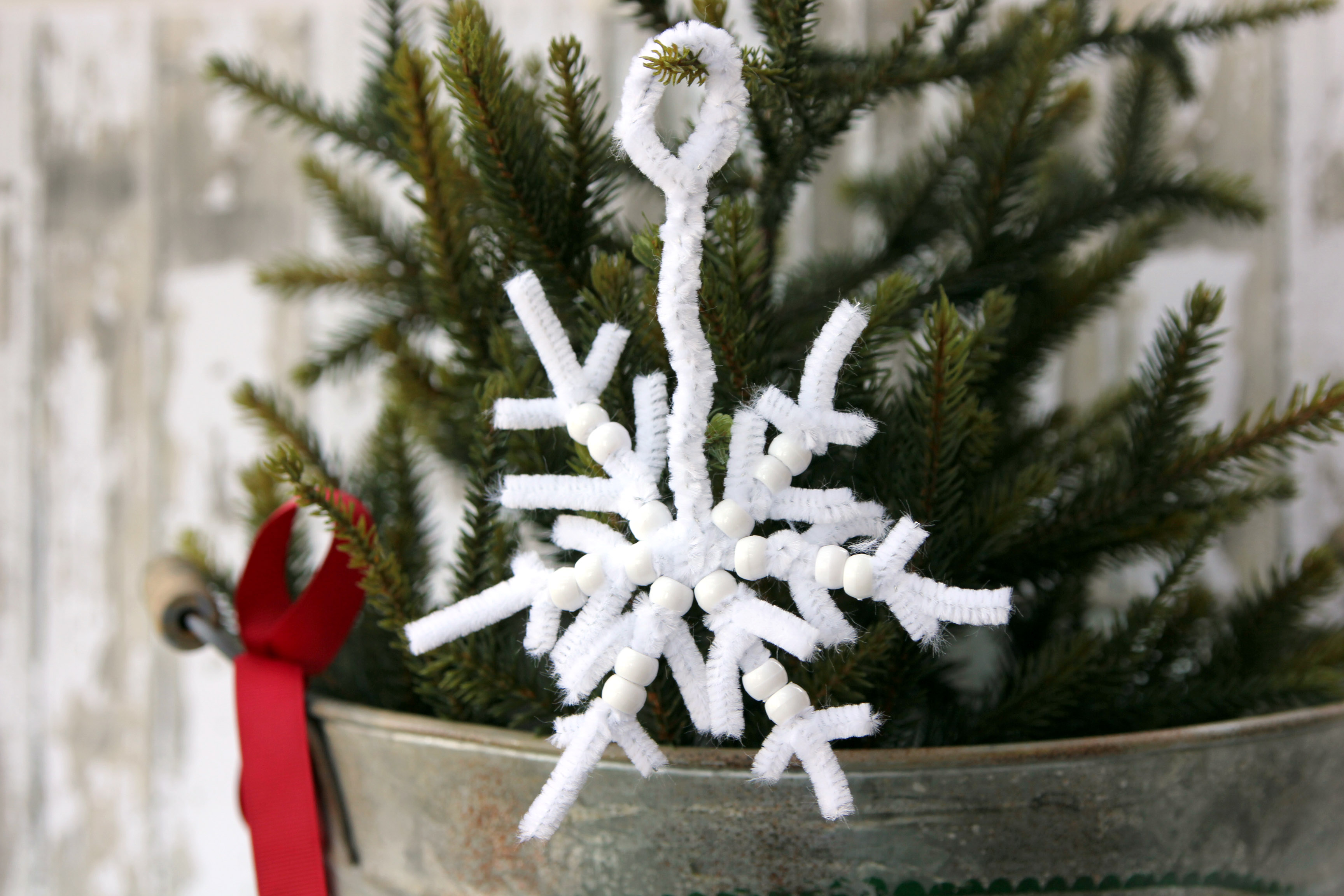Pipe Cleaner Snowflakes