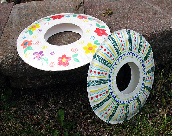 Paper Plate Frisbees