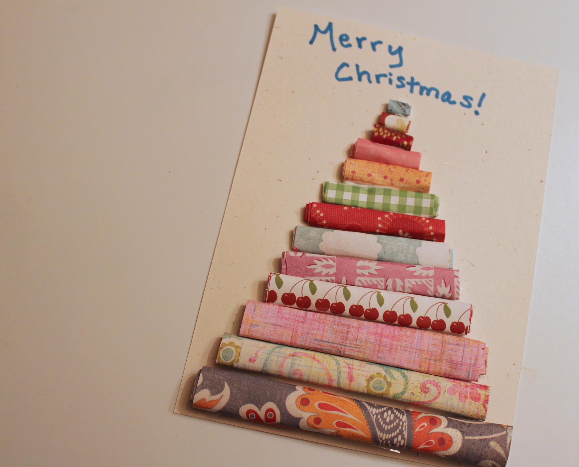 Scrapbook Paper Christmas Tree