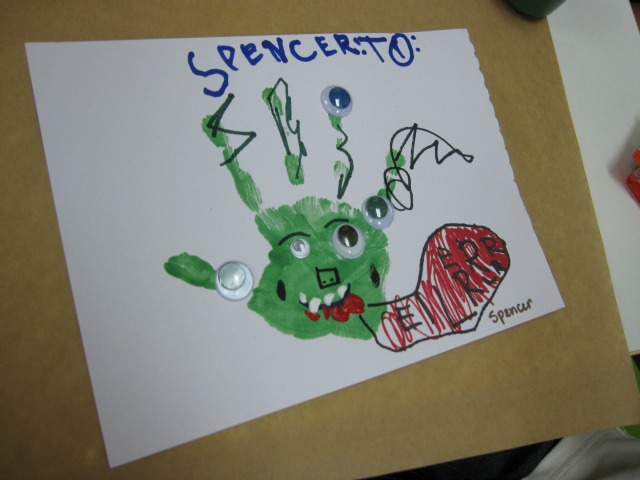 Handprint Monsters