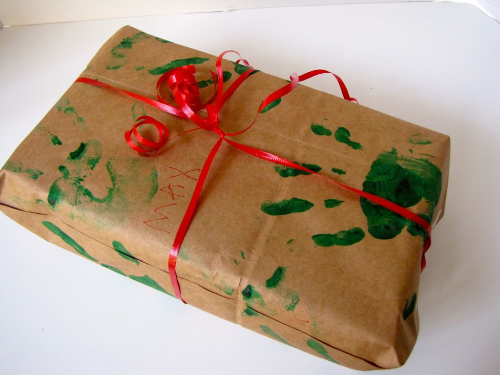 Handprint Wrapping Paper