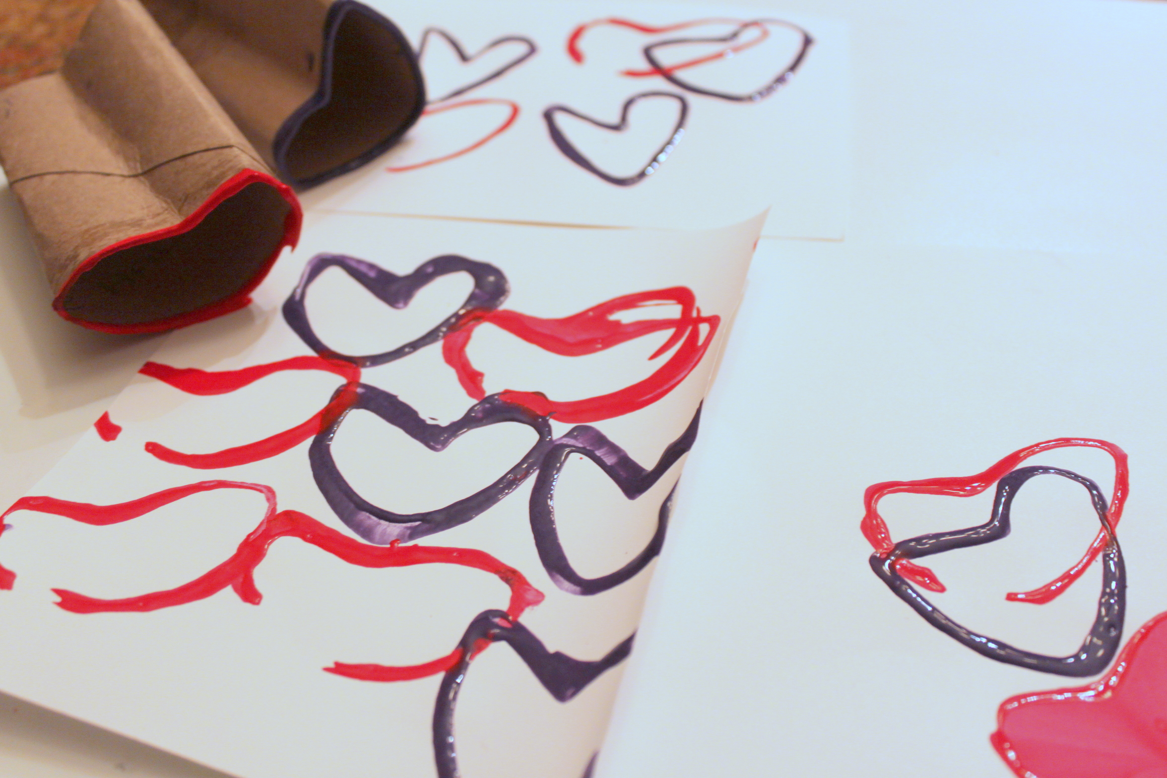 Paper Roll Heart Stamp