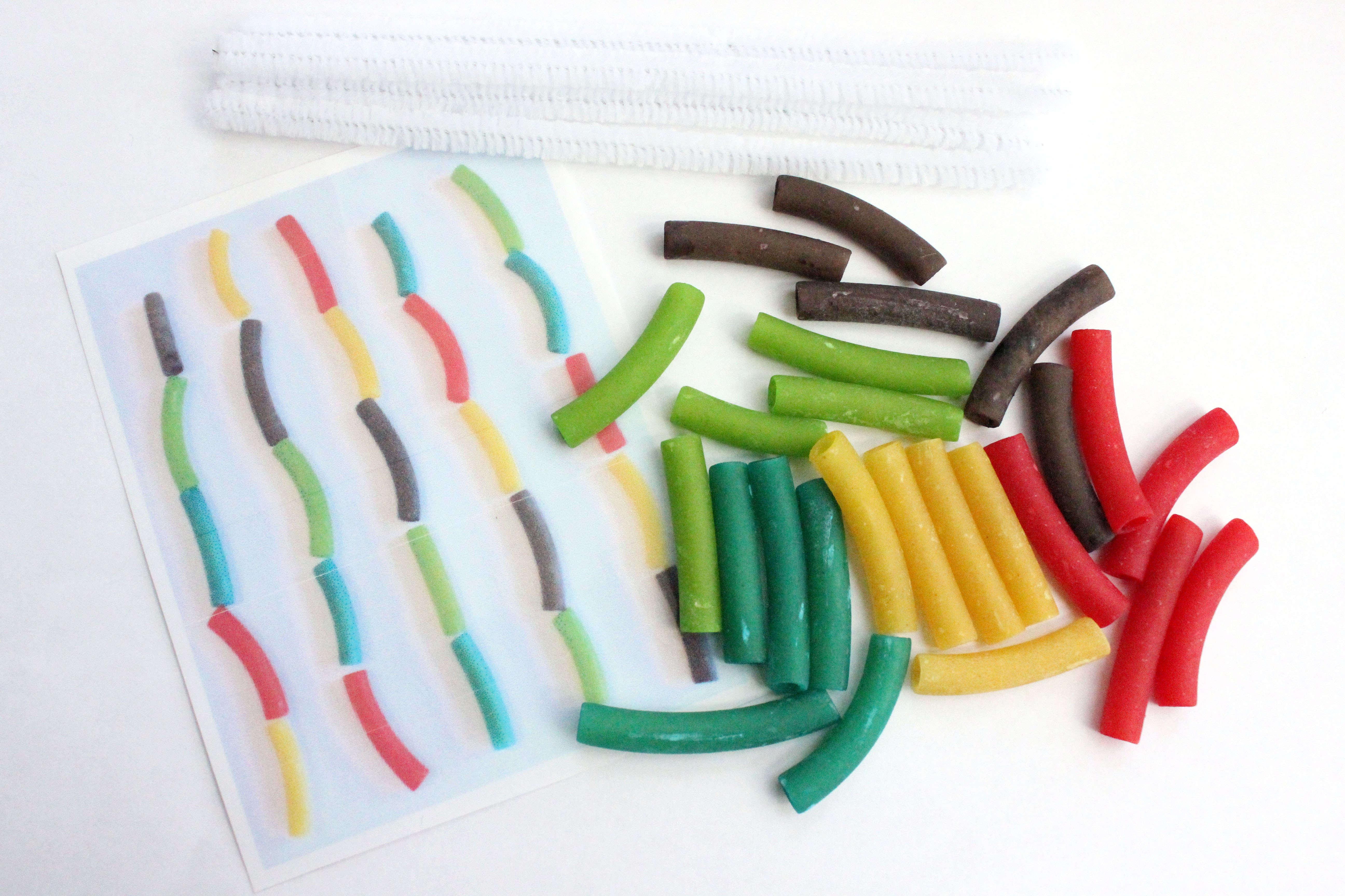 Pasta Bead Sequencing