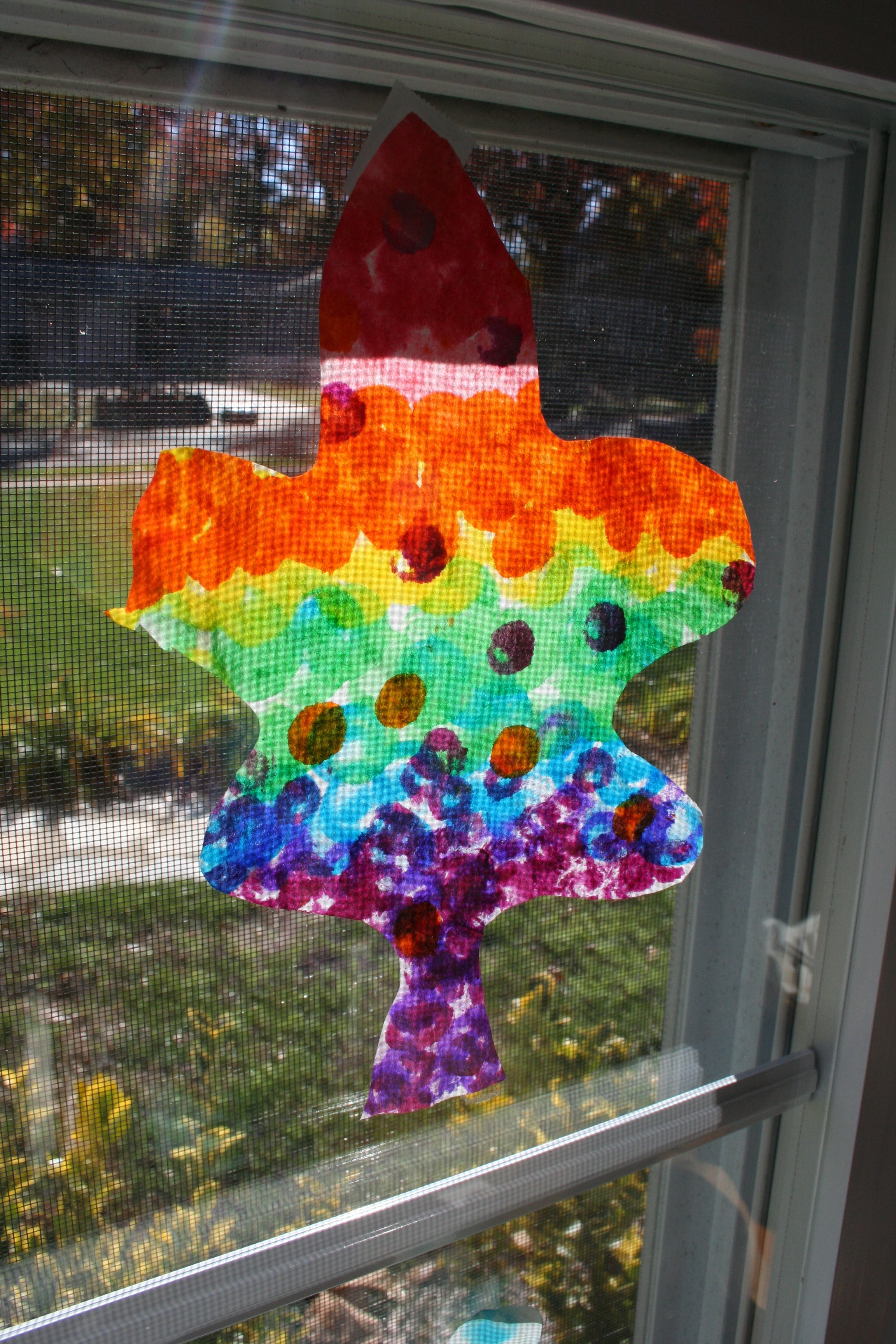 Coffee Filter Leaves