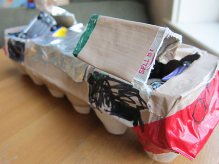 Egg Carton Transport Ship