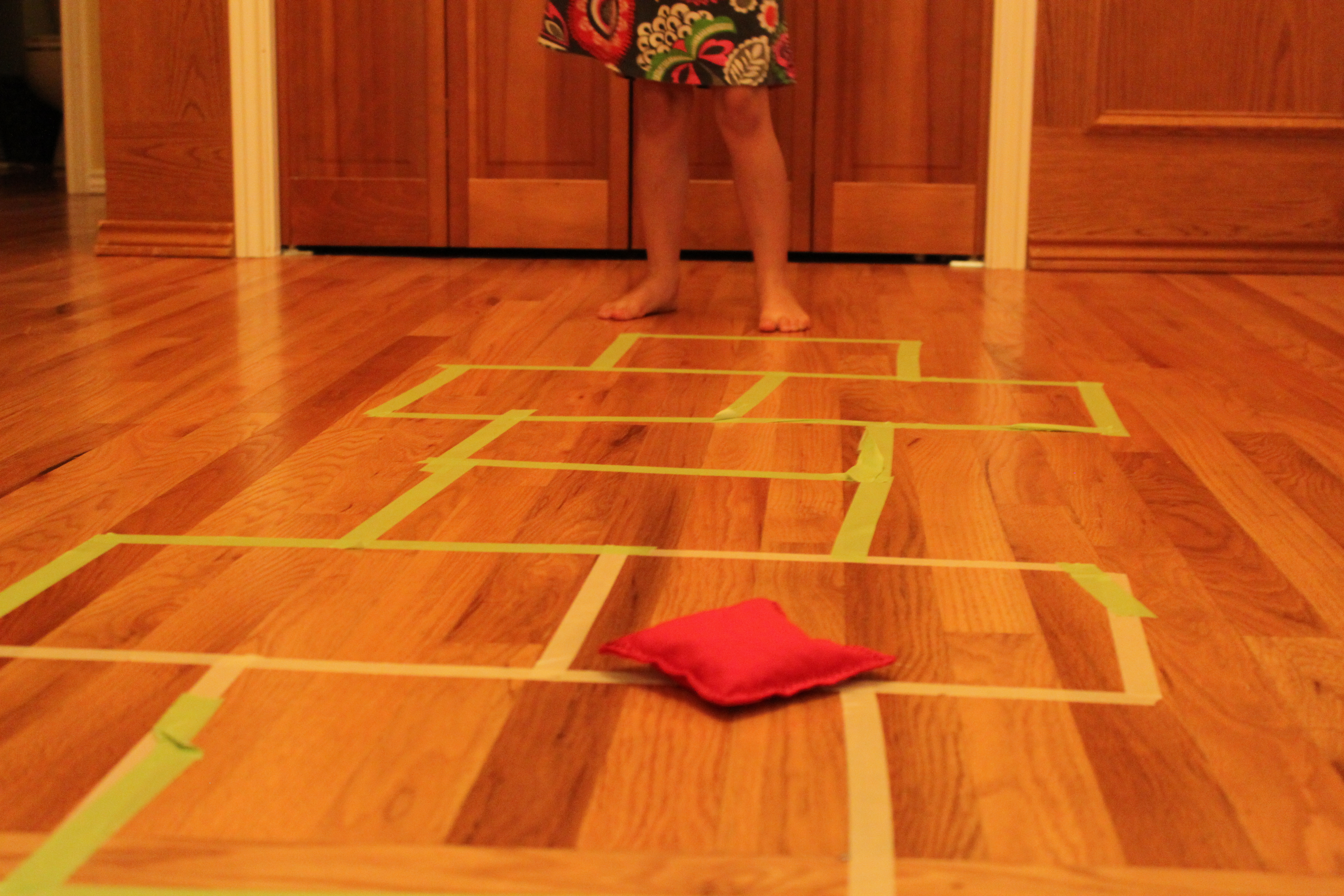 Indoor Hopscotch
