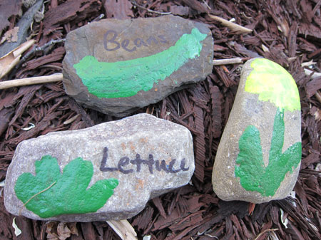 Painted Garden Markers