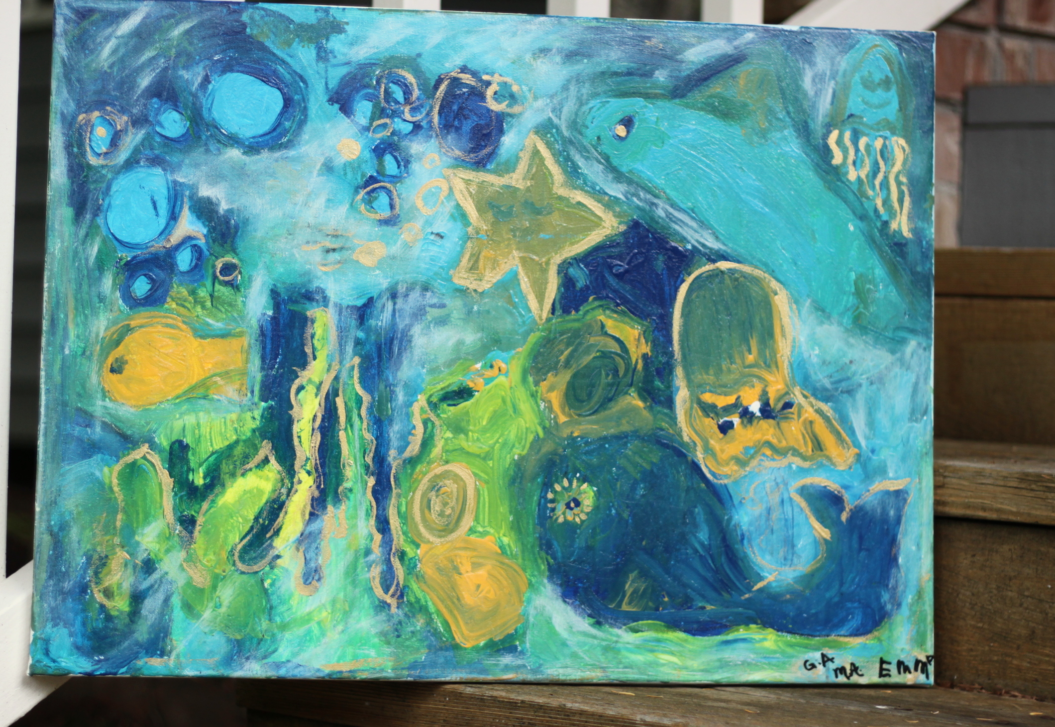 Canvas Painting with Kids