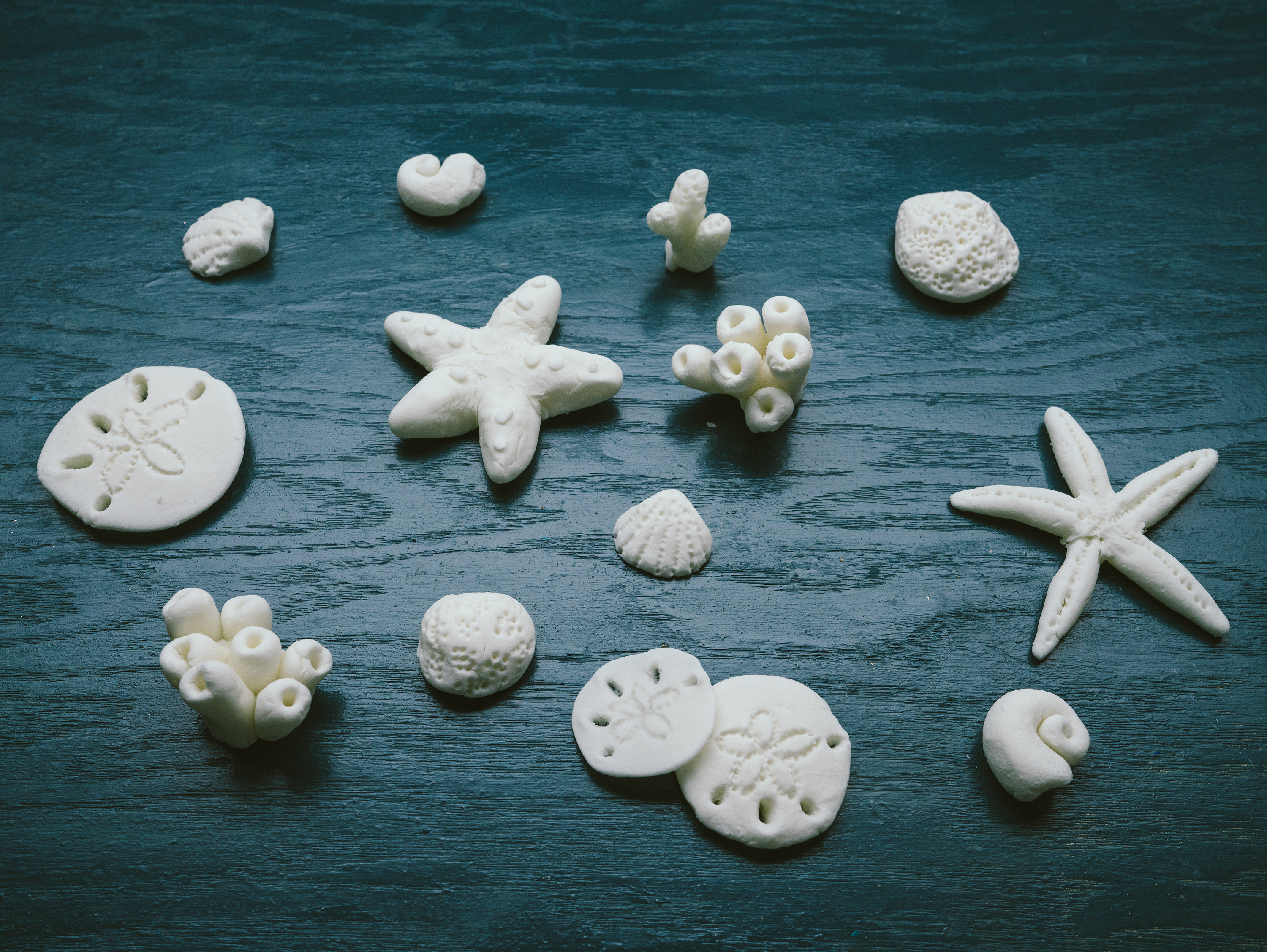 Baking Soda Ocean Art