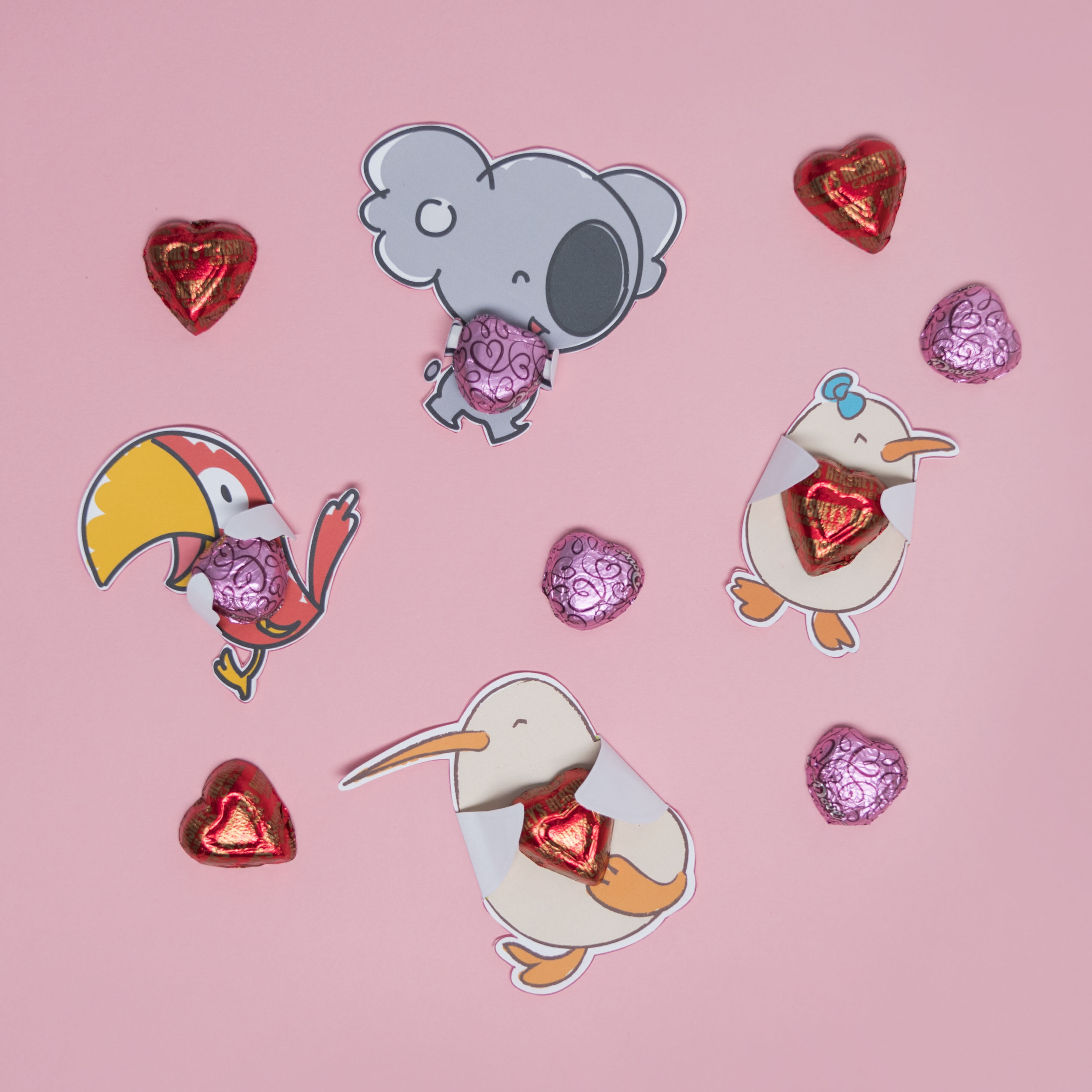 Candy Hugger Cards