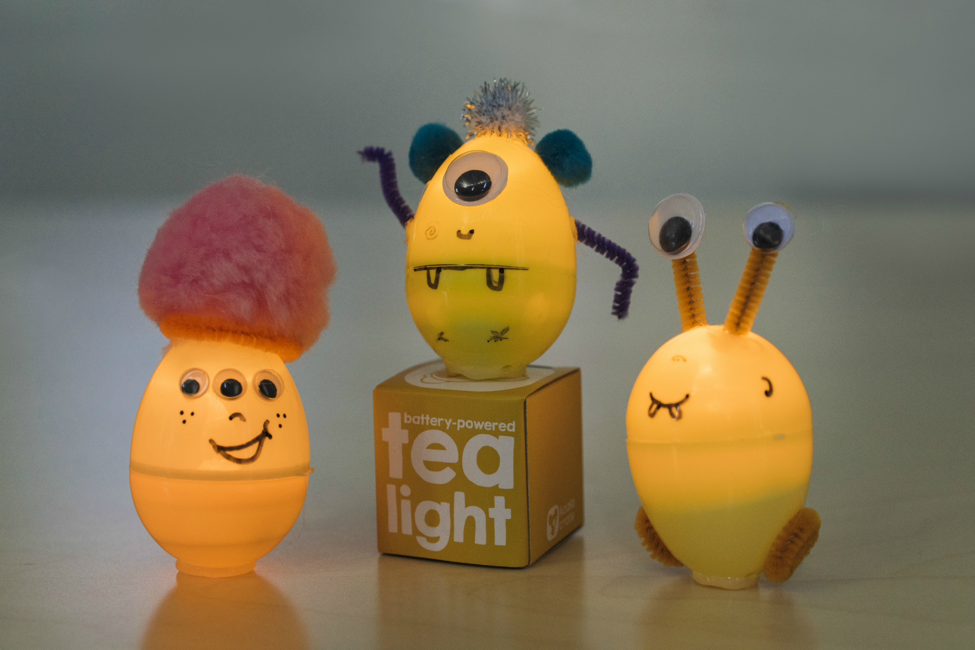 Glow in the Dark Egg Critters